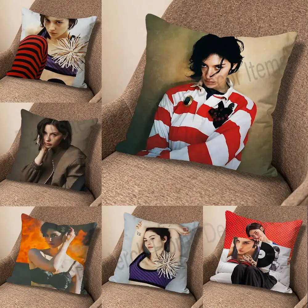 G-Gracie Abrams Daughter from Hell Cartoon Pillow Cover, 4K HD Printed Cushion Cover case with Various Exquisite Patterns