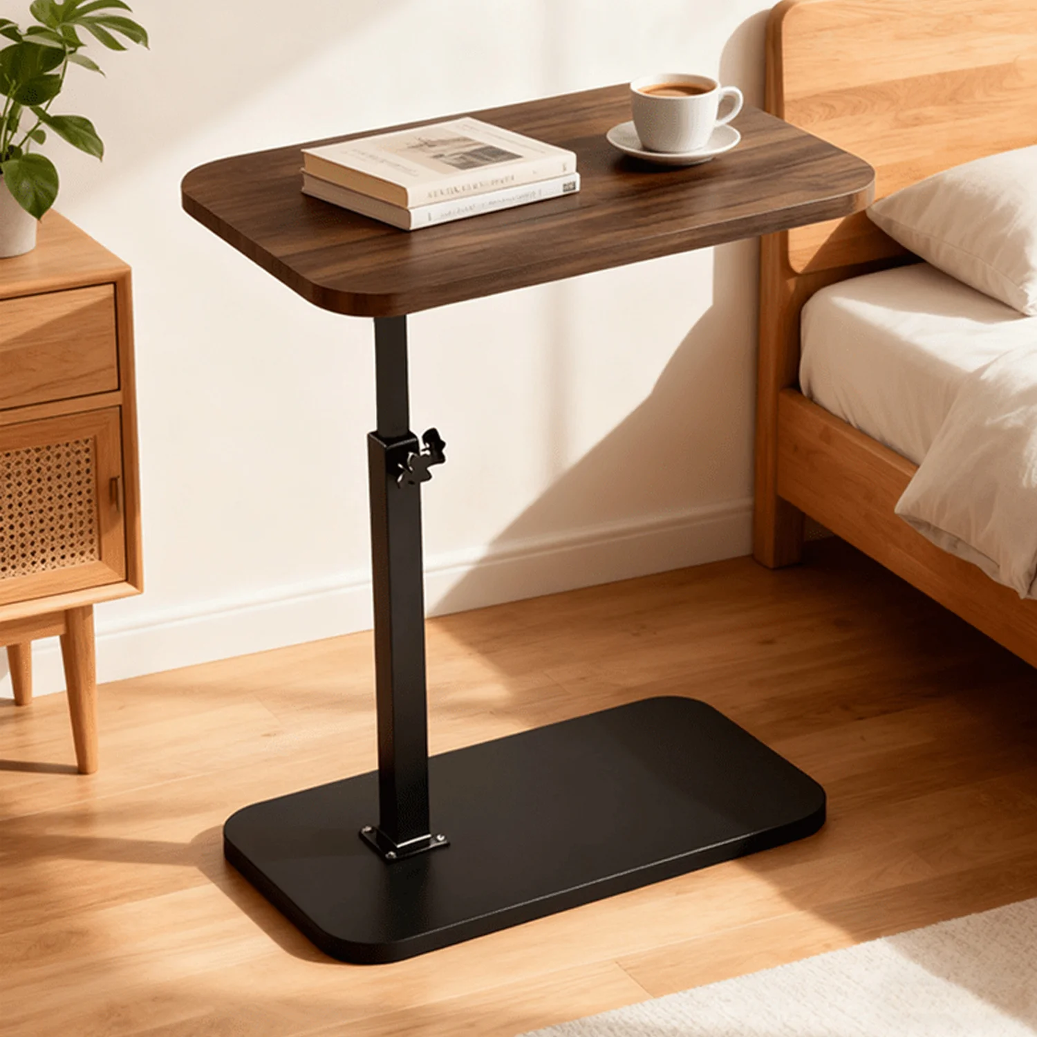 tavolino-laterale-multifunzionale-girevole--360-°-rotazione-fluida-adatto-per-piccoli-appartamenti-studio-balcone-cucina-tavolino-da-caffe