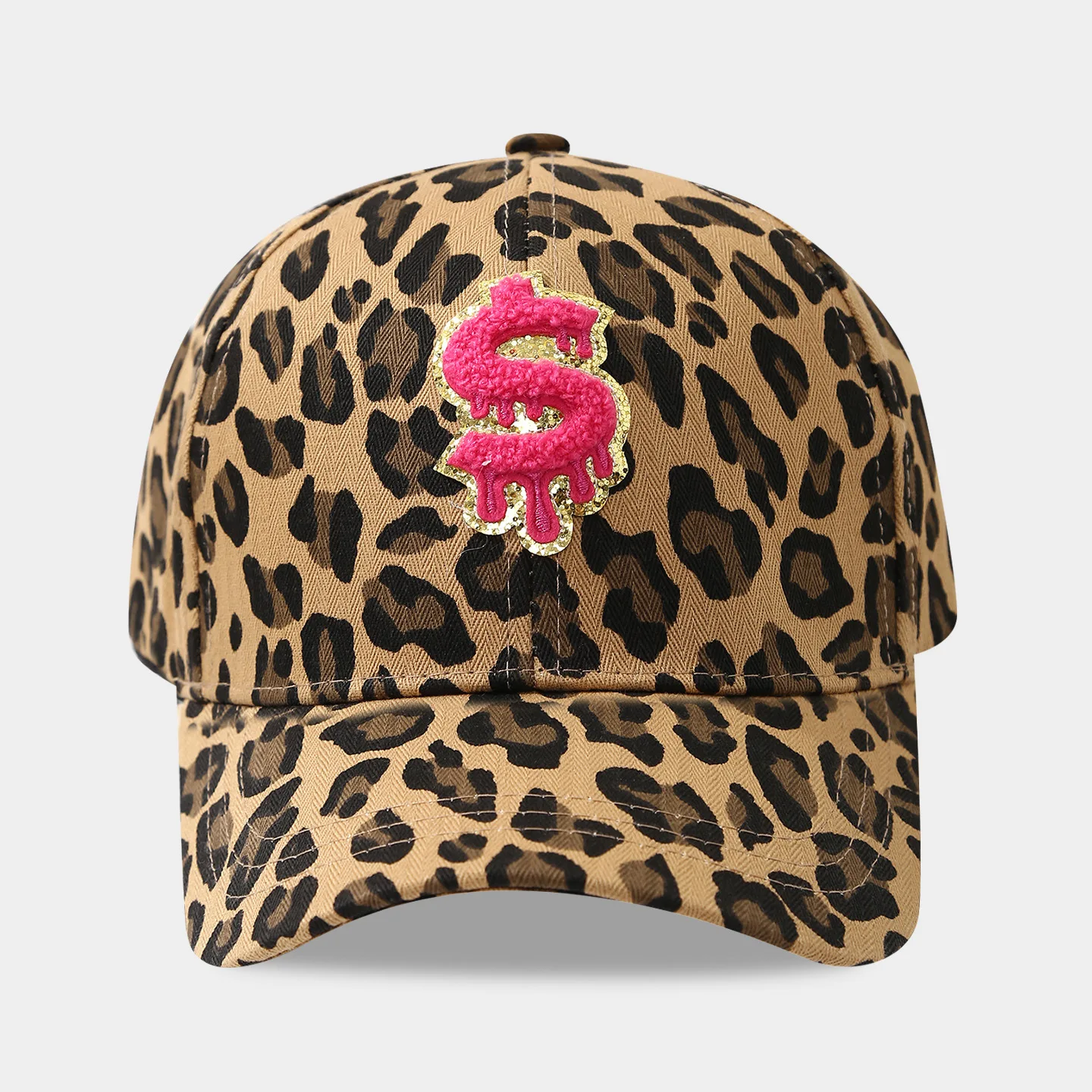 Retro Handtuch Paste Tuch Muster Leopard Print Baseball Kappe Für Frauen Herbst Neue Berühmte Mode Entenschnabel Kappe Einkaufen Hut – Detail 14