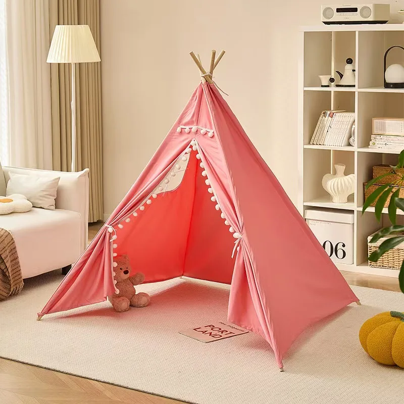 Indian Themed Kids Tent Indoor Outdoor Princess Castle Playhouse Toy Boys Girls Indoor Children's Tent Play House Toy House