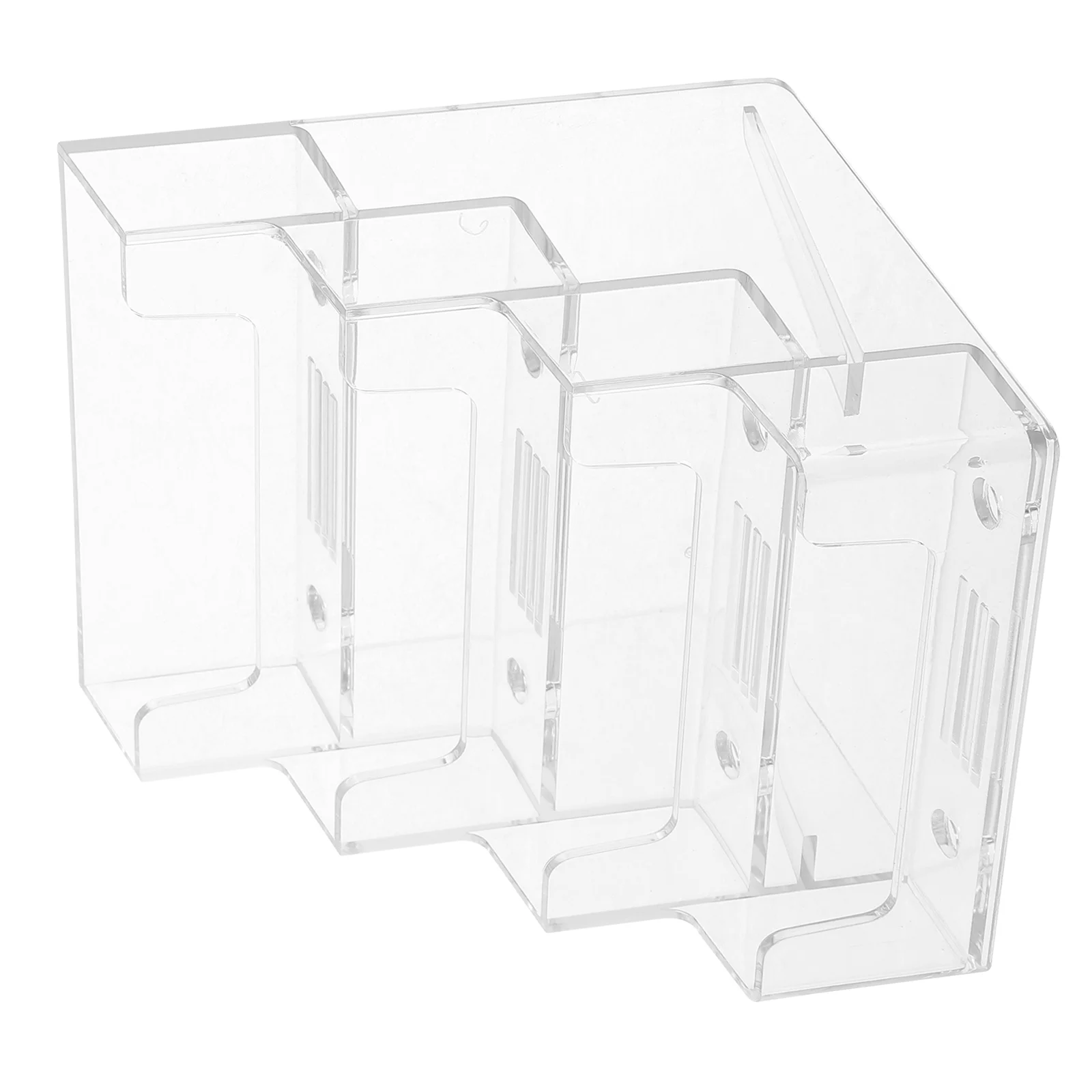 Multi-layer Business Card Box Show Rack Display Shelves Outdoor Holder Case Stand