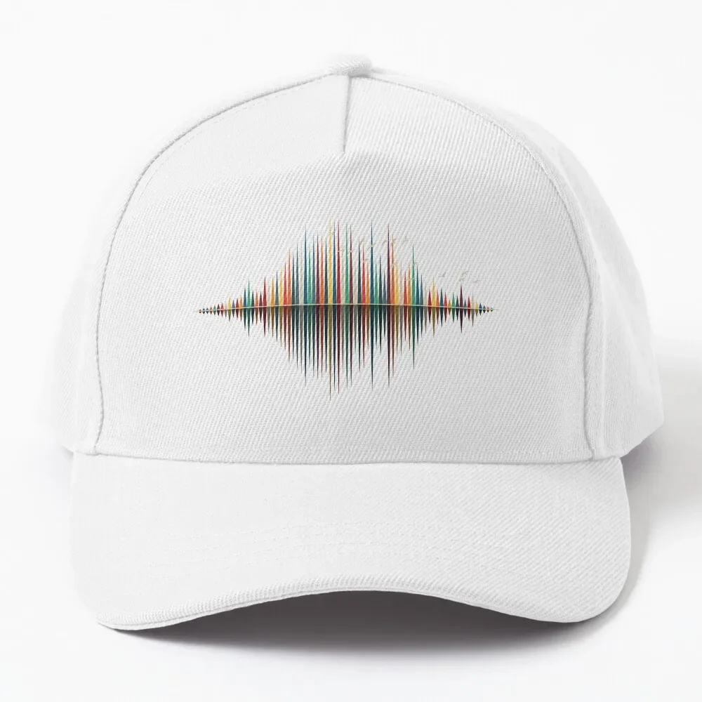 Nature's Music - Sound Wave Baseball Cap Sun Cap Designer Hat Women Caps Men'S