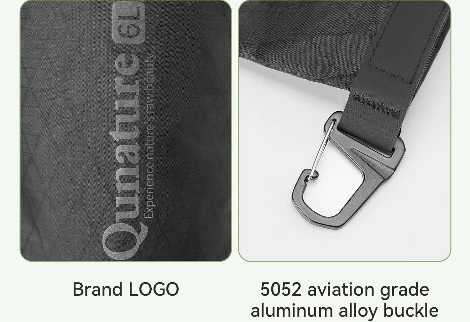 Qunature Bikepacking Packtaschen Wasserdichte Kompressionsbeutel für Rennrad und Mountainbike Leichte Faltbare Touring-Fahrradzubehör – Detail 13