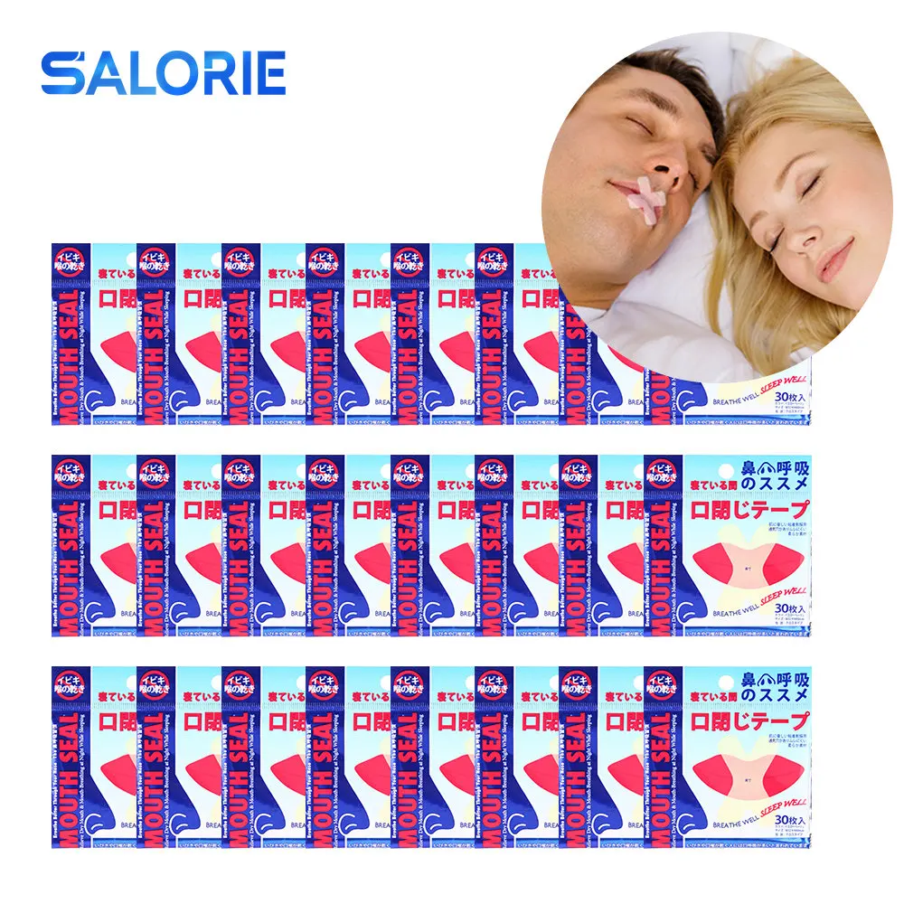 Anti Snore Sticker Nasal Lip Paste Stickers Anti-snoring Tape Sleeping Better Breathing Adult Children Health Sleeping Tools