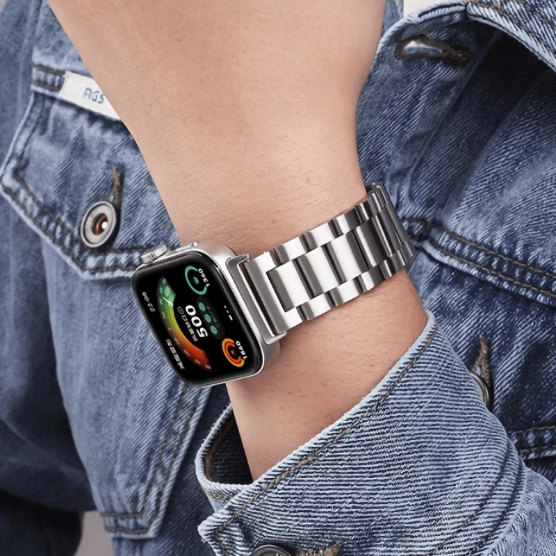 Luxuriöses Edelstahl-Armband für Samsung Galaxy Watch 8 Classic 46mm 8 9 40mm 44mm Correa Armband für Galaxy Watch 8