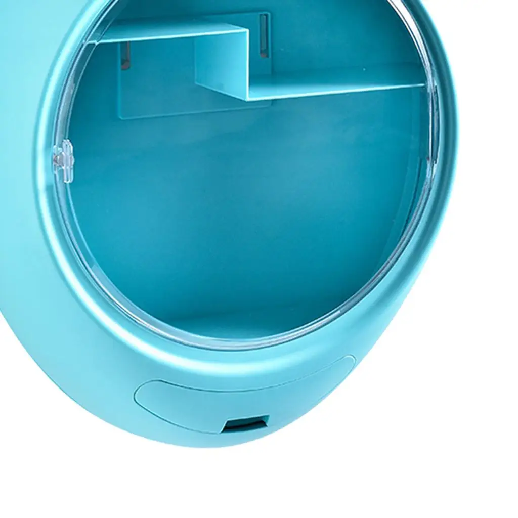 Wall Mounted Makeup Cosmetic Storage Box Cabinets Organizer NO DRILLING