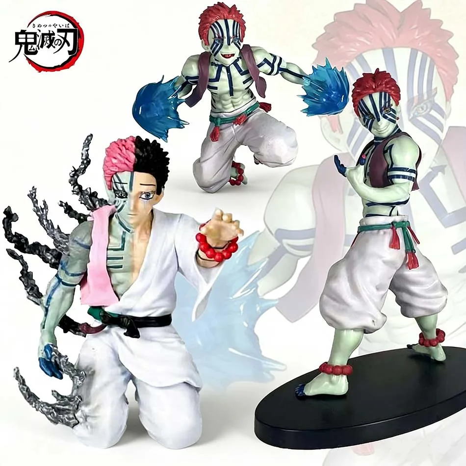 Heiß begehrt: Demon Slayer Akaza Hakuji Anime-Figur, Modellpuppe, Actionfigur, PVC-Dekoration, Desktop-Ornament, Spielzeug