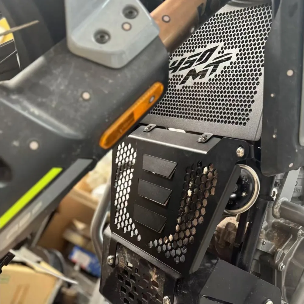 

For CFMOTO CF MOTO 450MT 450 MT MT450 2024 2025 2026 Engine Front Exhaust Cover Crap Flap Protector Radiator Guard Motorcycle