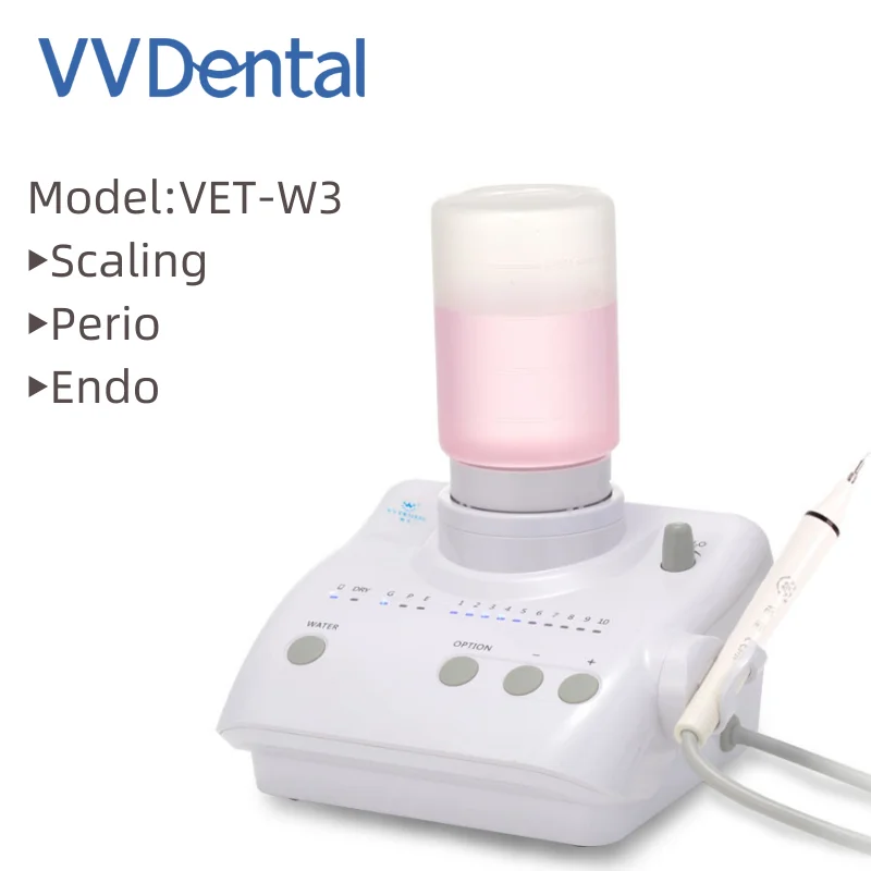 

VV Dental Ultrasonic Scaler Larger Capacity Water Bottle Oral Cleaning Device for Remove Teeth Calculus Smoke Stains Remove