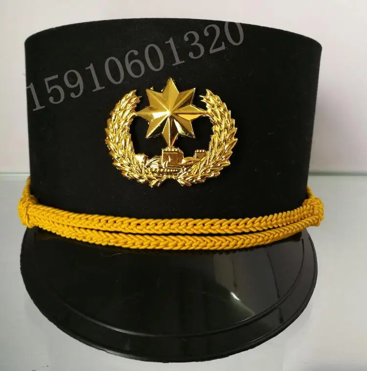 

Hotel Door boy Hat Concierge Cap Men Welcome Work Black