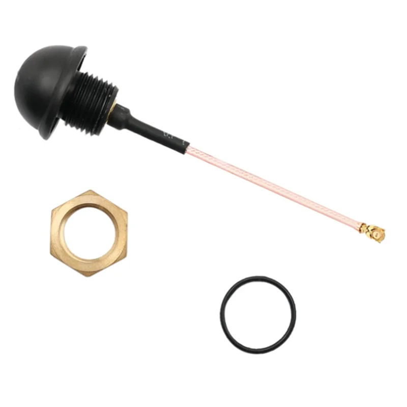 

-A02R Mini Small Antenna 2.4G WIFI Waterproof IPEX1 Connector RF1.37 Cable 50W 6DBI 2400-2500Mhz 10Cm