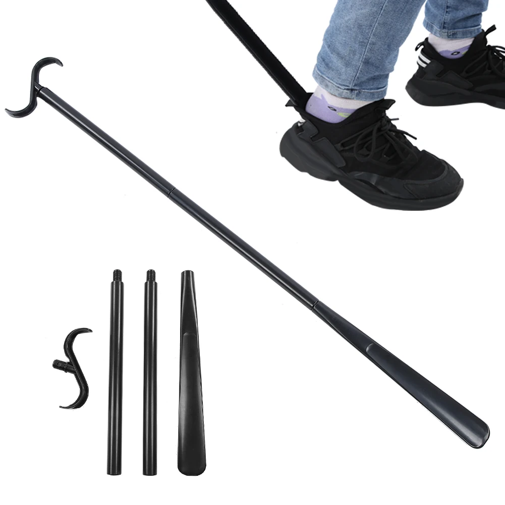 90CM Multifunction Detachable Shoe Horn Long Dressing Shoes Socks Dressing Stick Aid Stick for Mobility Disabled Patient Elderly