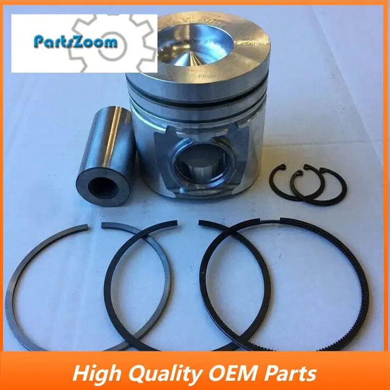 4pcs PISTON KIT FOR CUMMINS 4BTA 3.9 / 6BTA 5.9 EMISSION TURBO 3802747 3928673