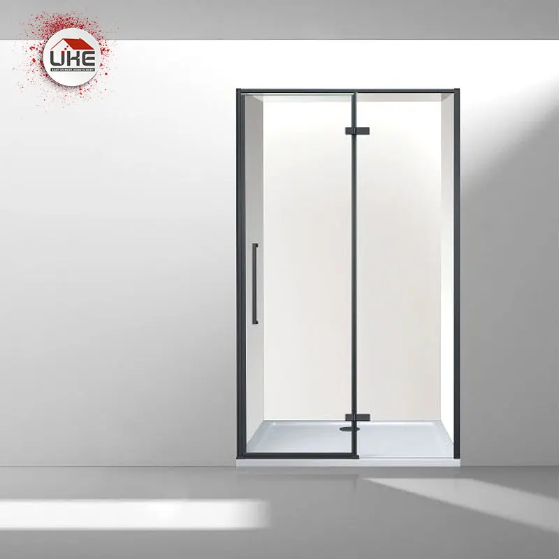 Shower Screen Square Sliding Door Partition Domestic Bathroom Customization Minimalist Shower Rooms