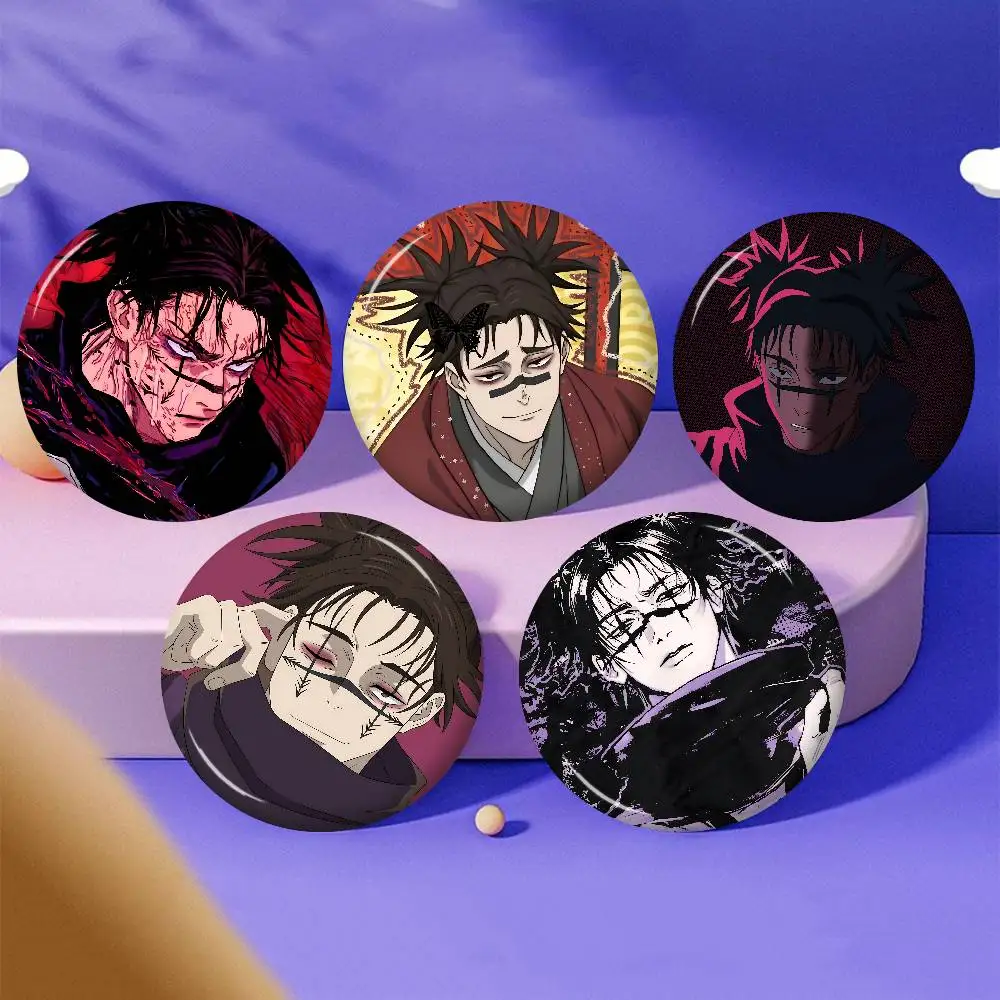 Choso J-Jujutsu K-Kaisen New  Brooches Soft Button Pin Funny Silly Gnarpy on A Skateboard Meme Badge Gamer Collection Gifts
