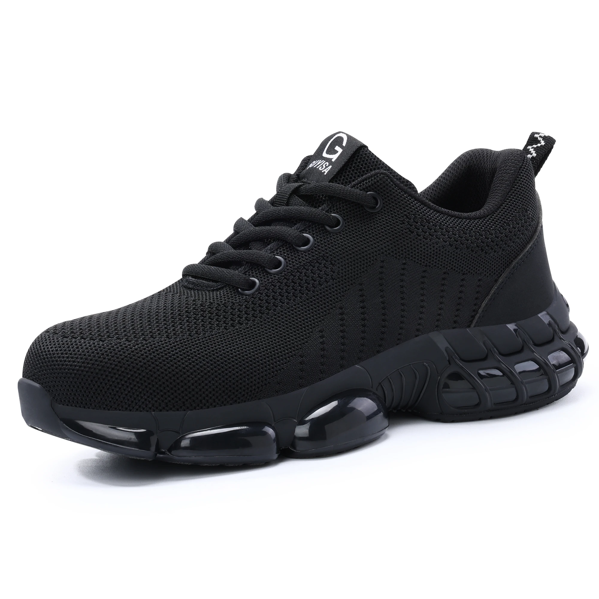 Veiligheidsschoenen met stalen neus voor heren Dames Comfortabele ademende antislip werkschoenen Veiligheidsbeschermende schoenen Comfortabele sneakers ﻿