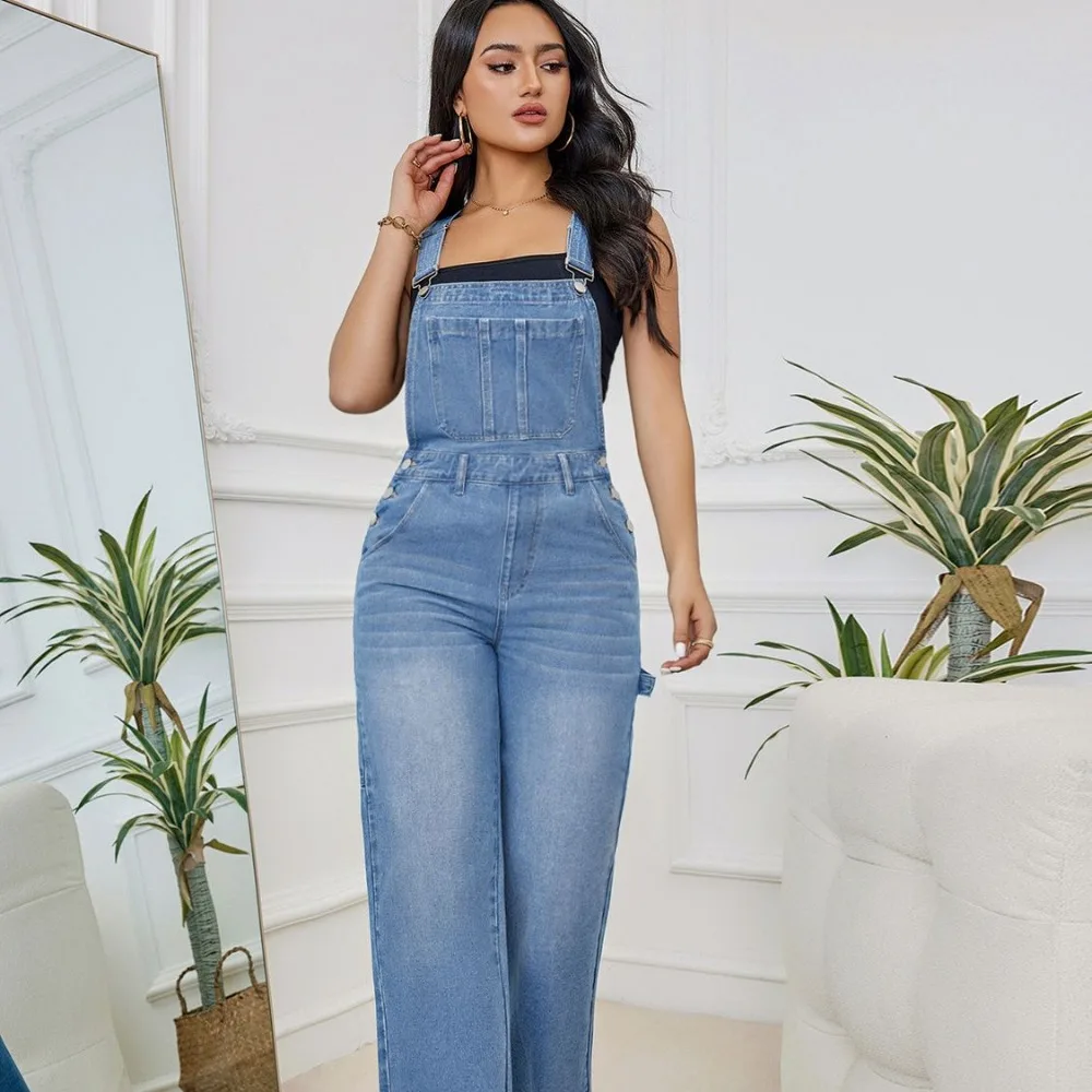 Open Crotch Vintage Classic Jeans Women Denim Pants Baggy Jumpsuit Overalls Casual Cargo Trousers Outdoor Sex Exotic Hotpants