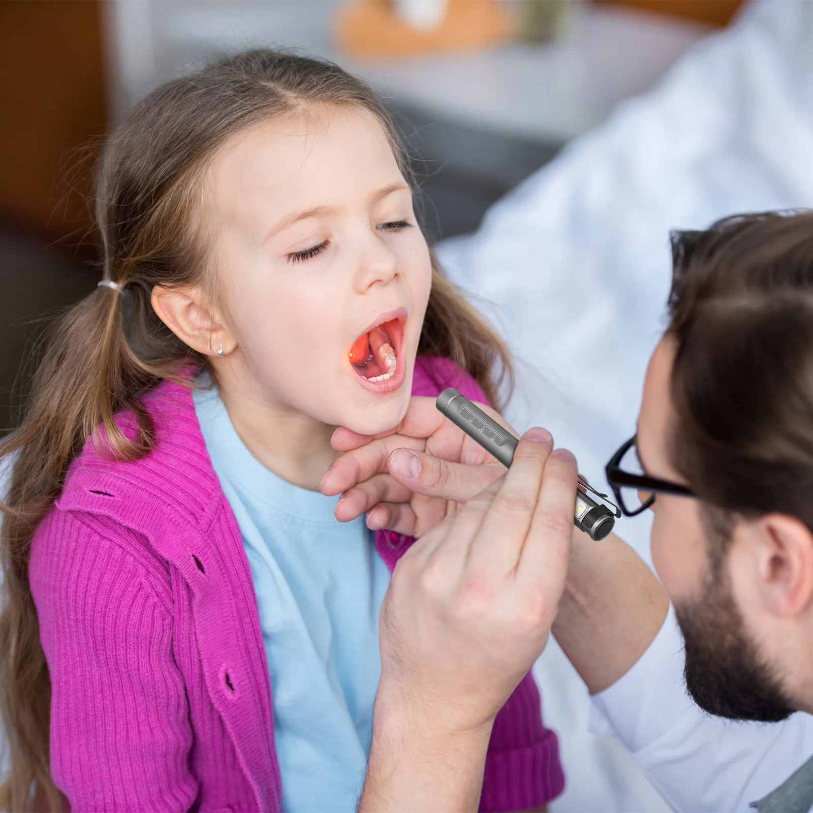 

Rechargeable Pen Light Medical Mini Flashlight Multifunction Penlights for Nurses Small Portable Aluminum Alloy Light