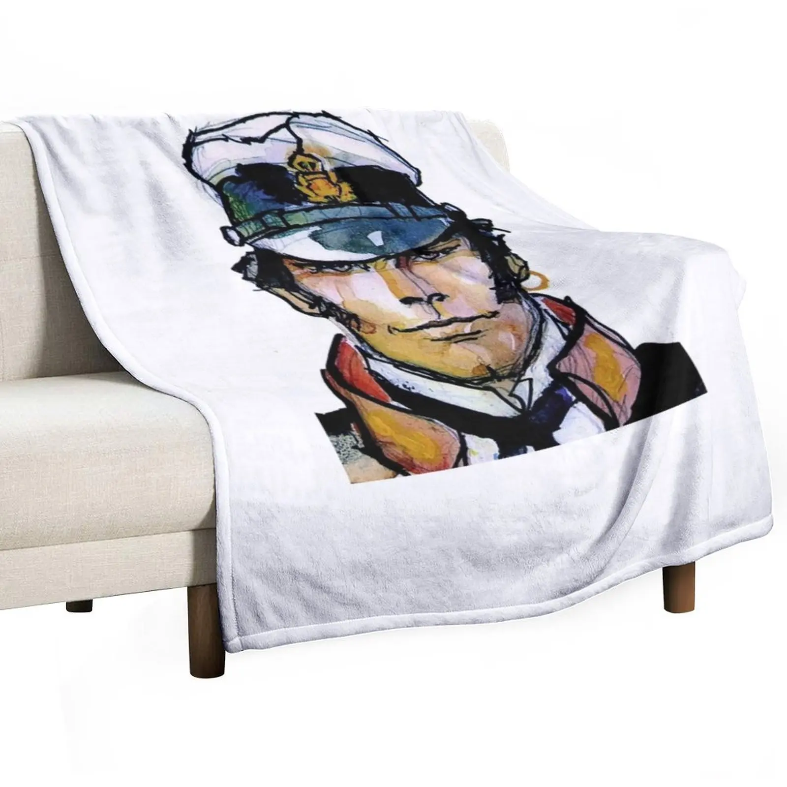 Copy of corto maltese Throw Blanket Moving Thins Blankets