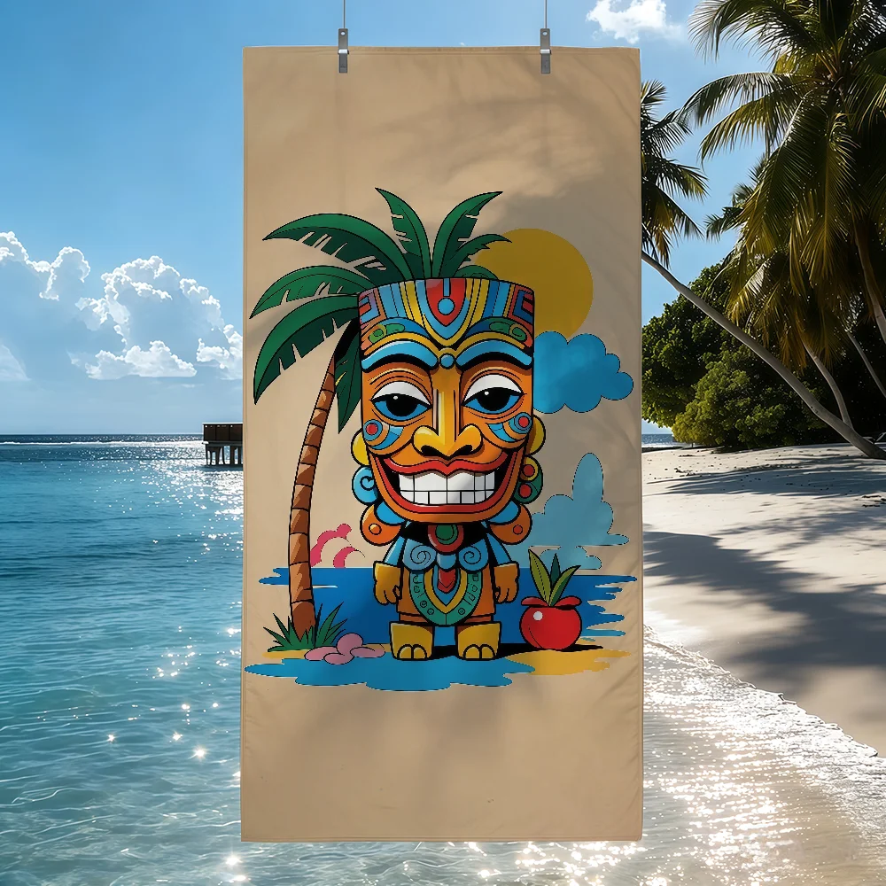 Tiki Towel Soft Pool Gift For Travel Gym Shower Camping Quick Dry Sports Beach Towels