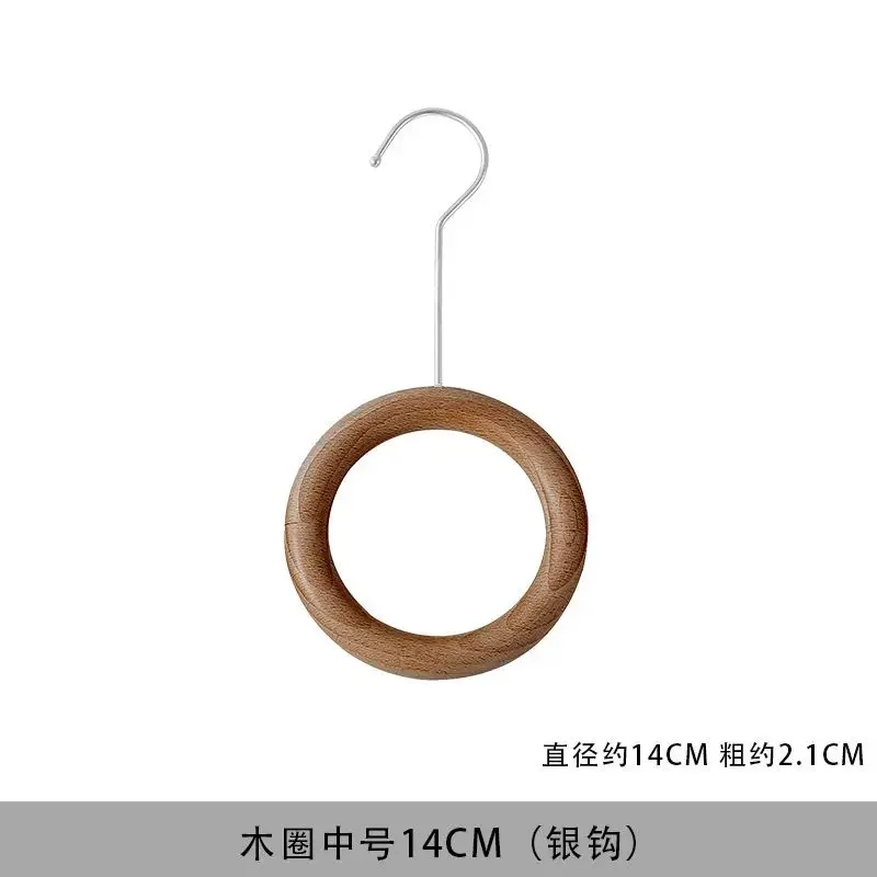 High Grade Hangers Retro Clothing Store S-shaped Hook Clip Scarf Hook Wooden Single Clip Decorative Scarf S Hook Wooden Clip 5