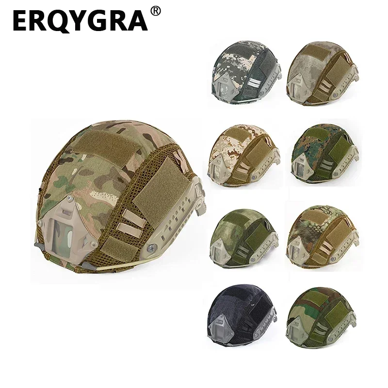 

ERQYGRA Tactical Upgraded Fast Helmet Cover Camping Hunting Shooting Equipment Supplies Travel Hiking Outdoor Molle Accessories