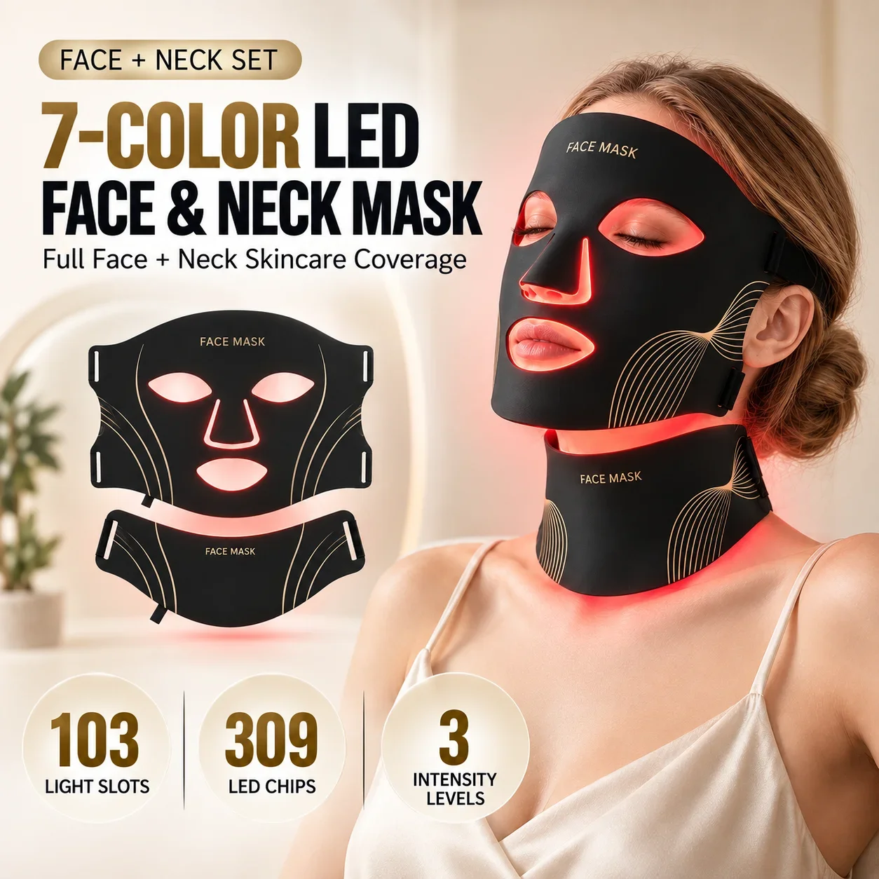 LED Face and Neck Mask 1