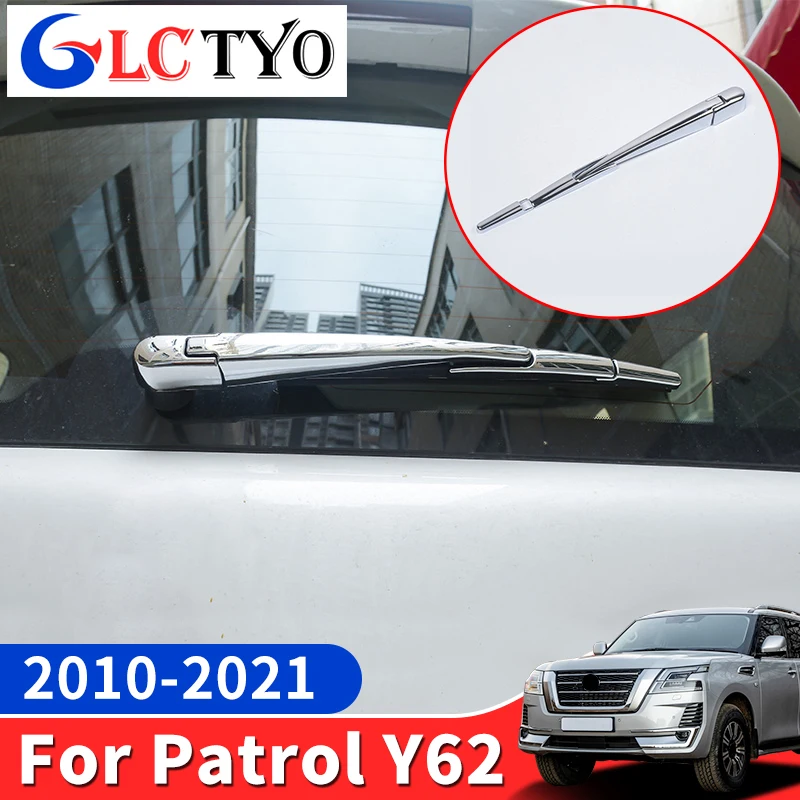 

Rear Window Wiper High-Gloss Chrome Decoration Suitable for Nissan Patrol Y62 2016-2021 Exterior Decoration Upgrade Accessories