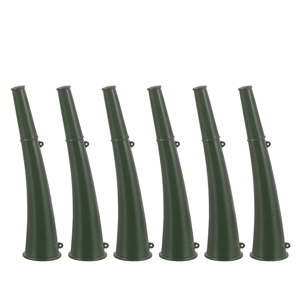 6Pcs Outdoor Signal Horn Compact High-Volume Plastic Whistle for Sporting Events Cheering Marine Signals Portable Design