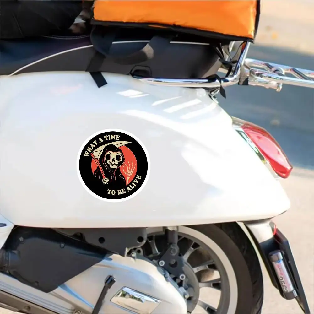 ما وقت أن تكون على قيد الحياة ملصق ملصقات مقاومة للماء لتزيين نوافذ السيارات والدراجات النارية وأجهزة الكمبيوتر.