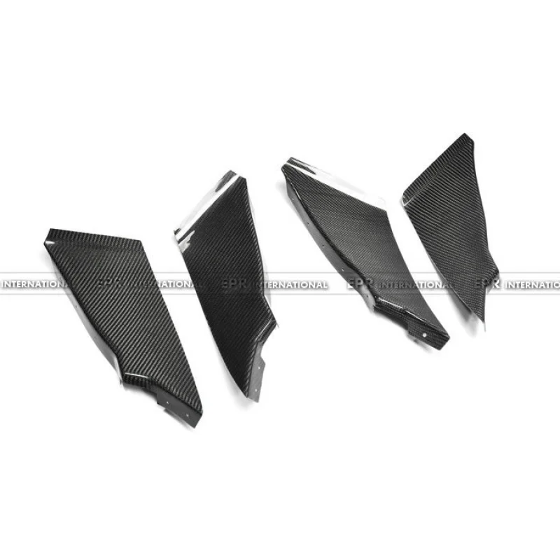 

SAAR Compatible with Nissan 350Z Carbon Fiber Modification Demon Z33 Front Bumper Air Knife Side Spoiler Blade Decoration