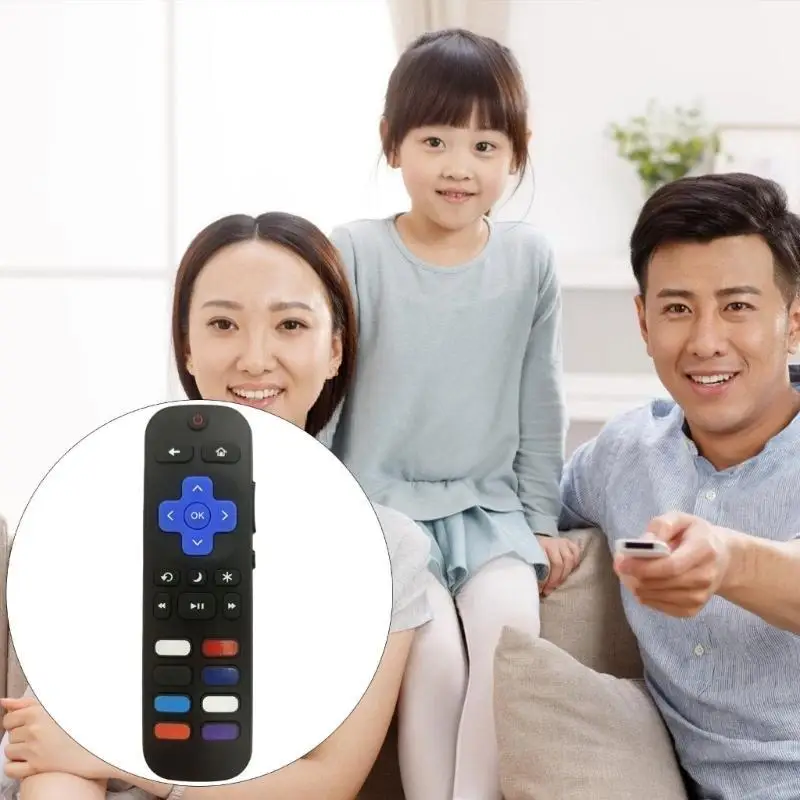 652F Remote Control LCD Penggantian Televisi Media Player Remote Control untuk 32S3750 40FS3750 55UP120 40FS4610R