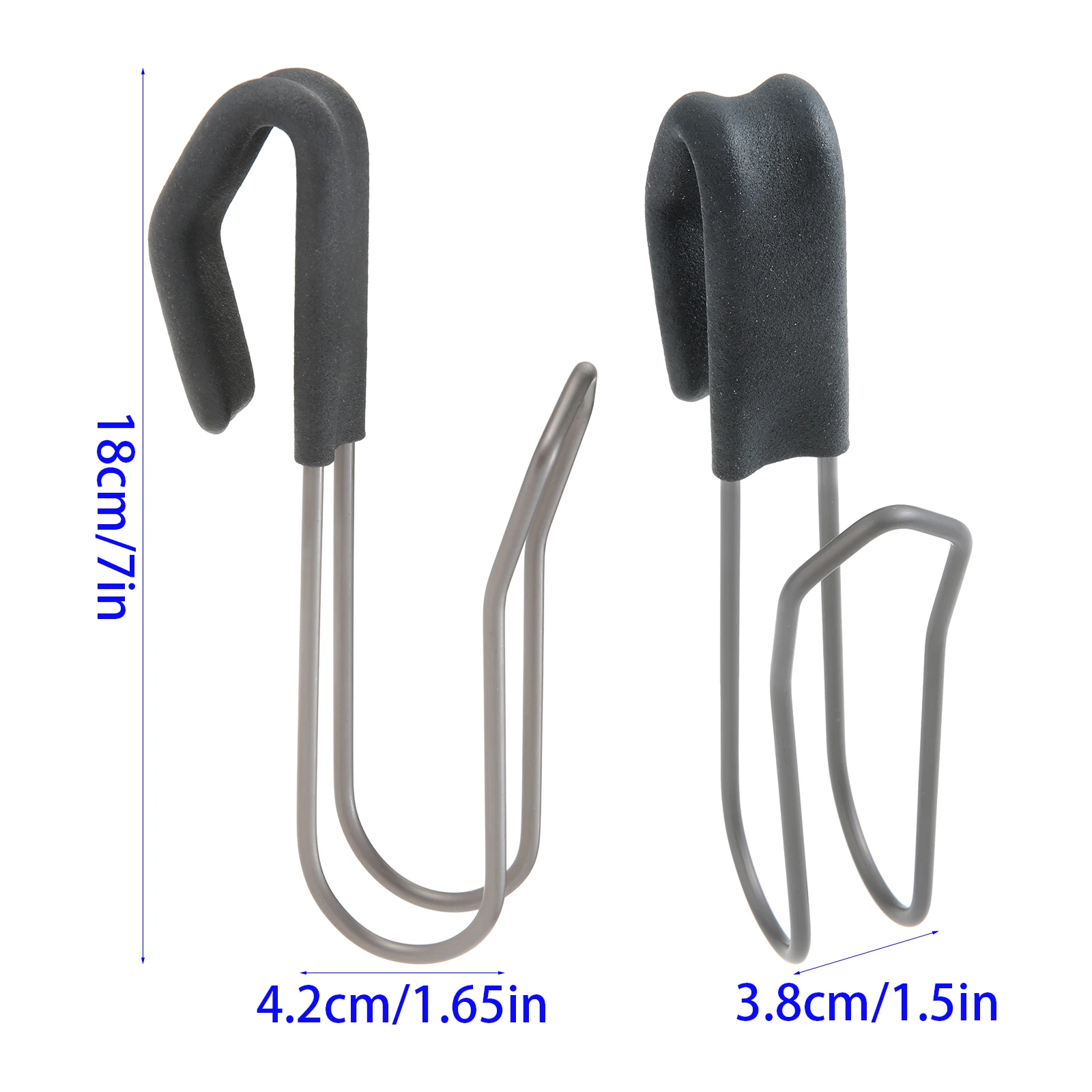 1 قطعة حامل كرة جولف أسود الصلب + PP الإسفنج الصلب المسار الإطار حامل كرة جولف لحقيبة يمكن أن تحمل 3 كرات هدايا الغولف 7x1.5x1.65in #3