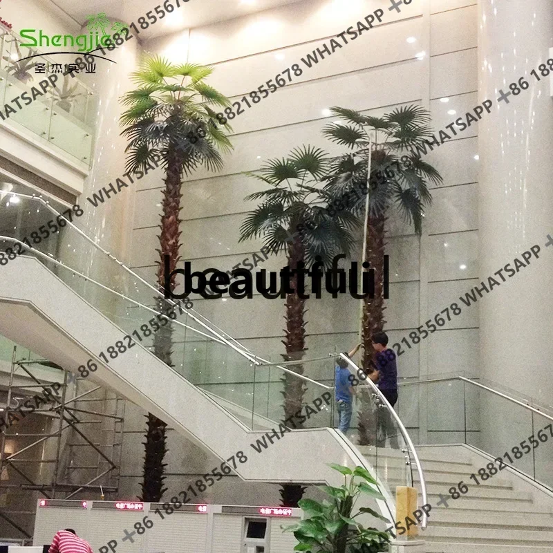 zJ Simulation Palm Tree Sales Department Date Tree Hotel Decoration Fresh-keeping Palm Landscape