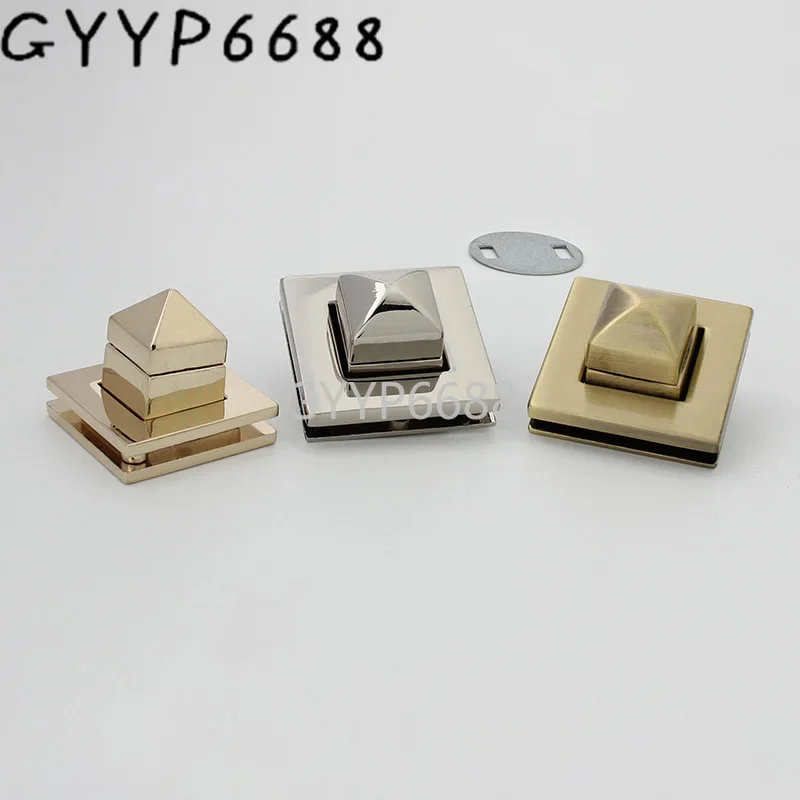 1-5-20 sets 5 colors 26mm*26mm 31*31mm popular square shape matel  turnlock  for purse good price suitcase accessories