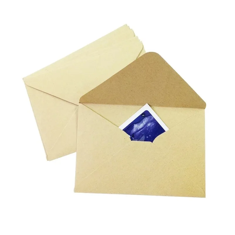 100PCS/lot Vintage Kraft paper envelope Card Postcard Envelope Card Making Colored Greeting Cards 16*11cm nvelope