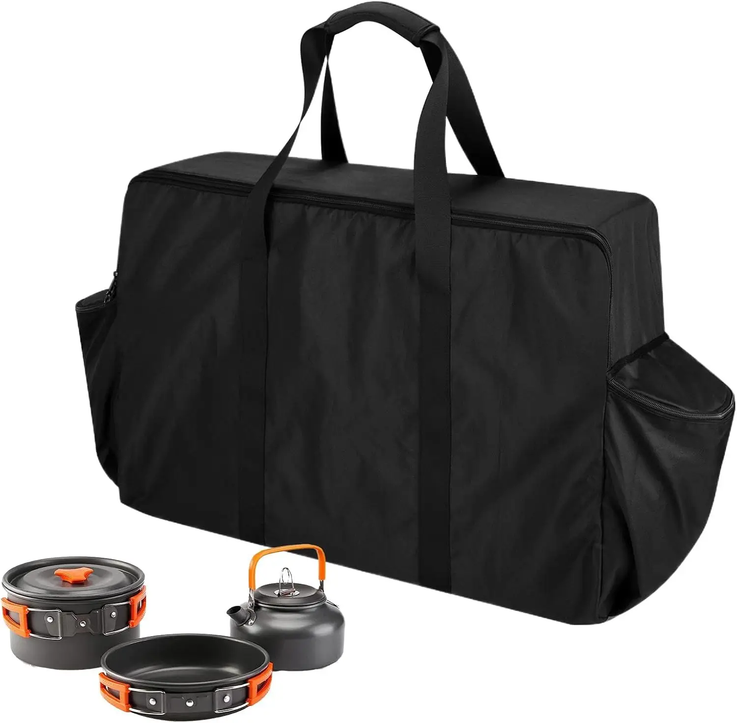 

Gvblkq Outdoor Stove Carry Bag, Portable Protective BBQ Tool Storage, Outdoor Gear Organizer, Grill Utensil Carrier, Small Tank