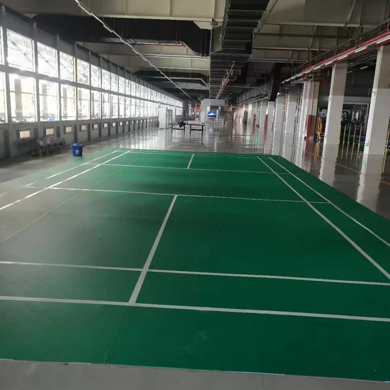 Beable Standard Sizes Vinyl PVC Badminton Tennis Handball Courts Mat Durable Flooring For International Competitions