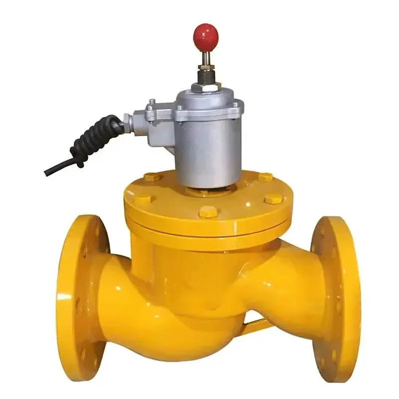 High Pressure Normal Temperature Solenoid Operated Emergency Shut-off/Globe Valve with Flange Connection for Oil System