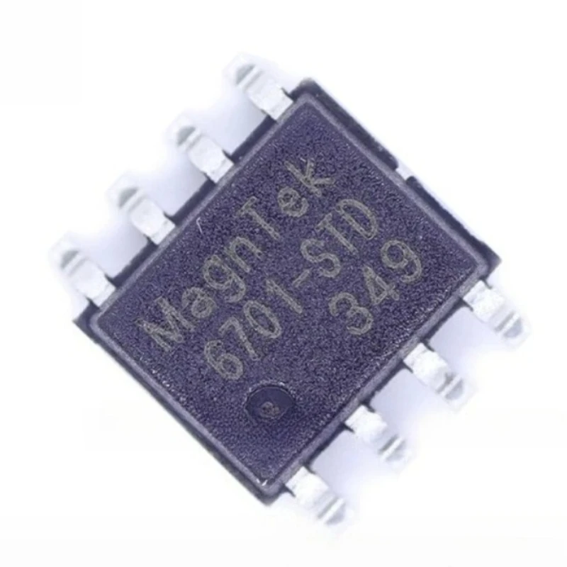 10PCS MT6701CT-STD-R SOP-8 SMD Contactless Magnetic Angle Sensor Chip
