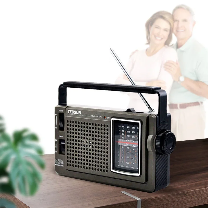 Portable Retro Stereo Semiconductor Radio DSP Receiver FM / Medium Wave / Short Wave Direct AC High Sensitivity Radio