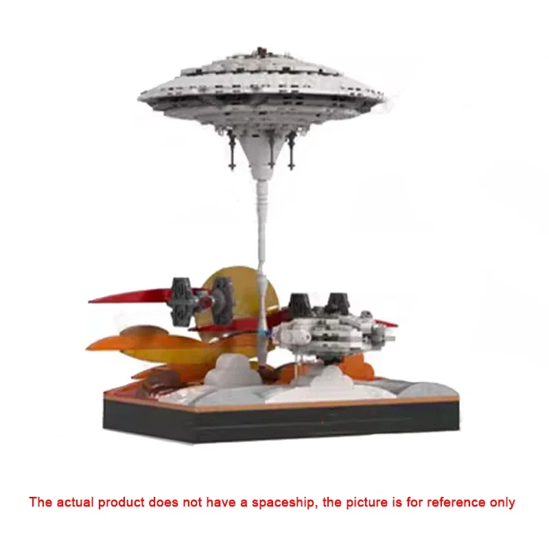 Bricklink Ideas MOC Star Movie Bespin Micro Diorama Cloud City Sets Creative Building Blocks Kid Toys Christmas Gift