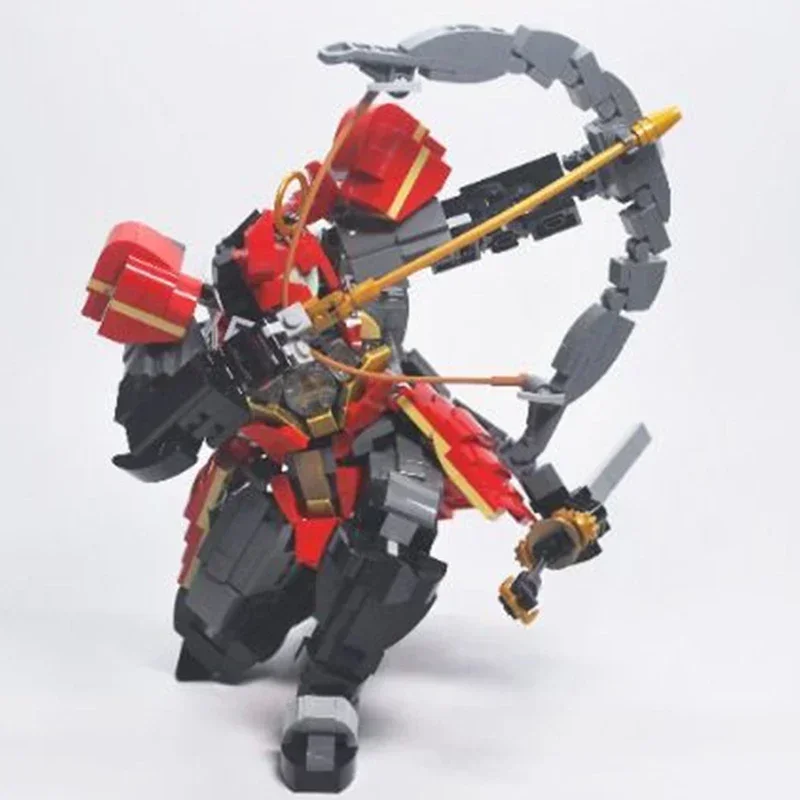 Moc Bausteine Mechanische Modell Bushido Mecha Technische Ziegel DIY Montage Bau Spielzeug Für Kinder Urlaub Geschenke