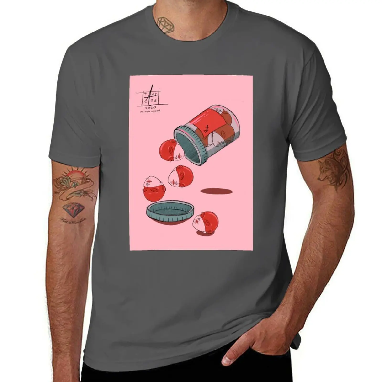 

Mindcapped T-Shirt Breathable Sportswear T-Shirt for Men