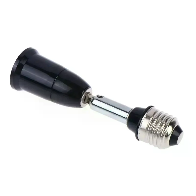1Pc E27 To E27 LED Light Bulb Lamp Holder Flexible Extension Adapter Socket Extend Converter Wall Base Holder Screw