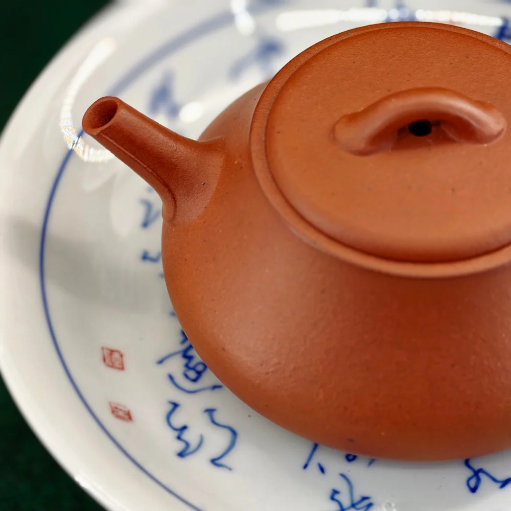 Yixing Xiaohongni Clay Fupiao Teapot Handmade High-Temperature Fired Red Zisha REACH Certified Food Safe For Gongfu Tea Master
