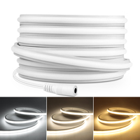 1-10M DC24V COB LED Neon Light Sign Width 9mm White/Warm White/Natural White Room Decoration Lighting Self-Adhesive Tape Lamp