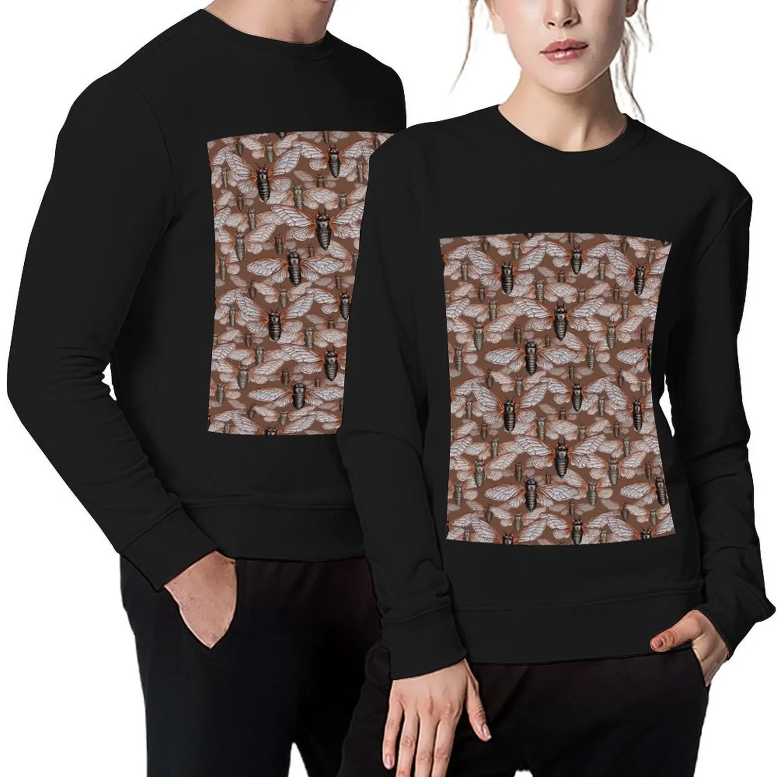 

Cicada Swarm in Brown Pullover men's clothes tracksuits men clothes tracksuit men sweatshirts