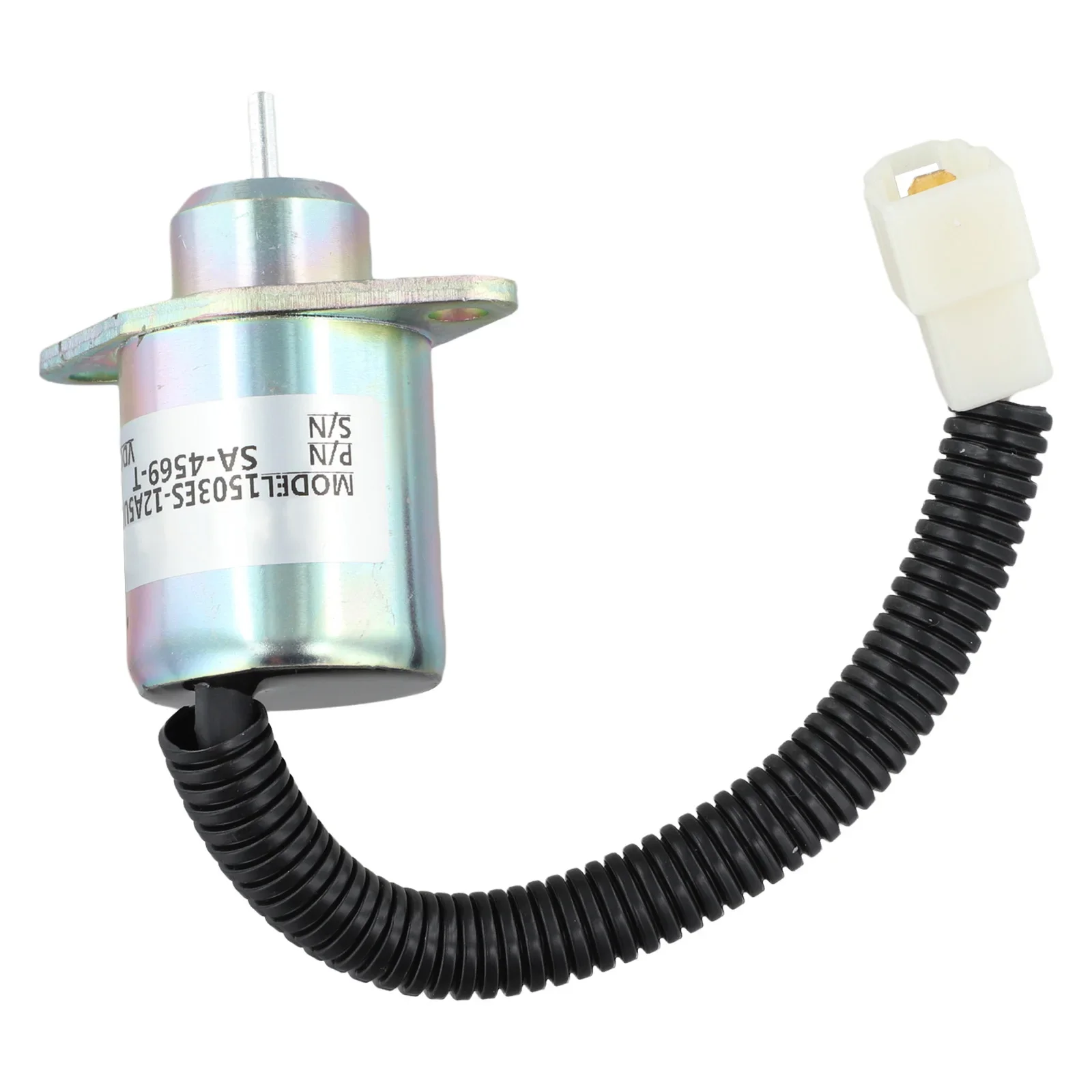 Construction Machinery 12V Flameout Valve Machinery Maintenance 12V Solenoid Valve Accessory For Construction Vehicles