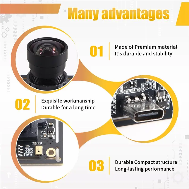 T23C AR0234 Global Shutter 2MP Camera USB3.0 Global Shutter Camera Module Industrial Vision High Speed Machine Camera A